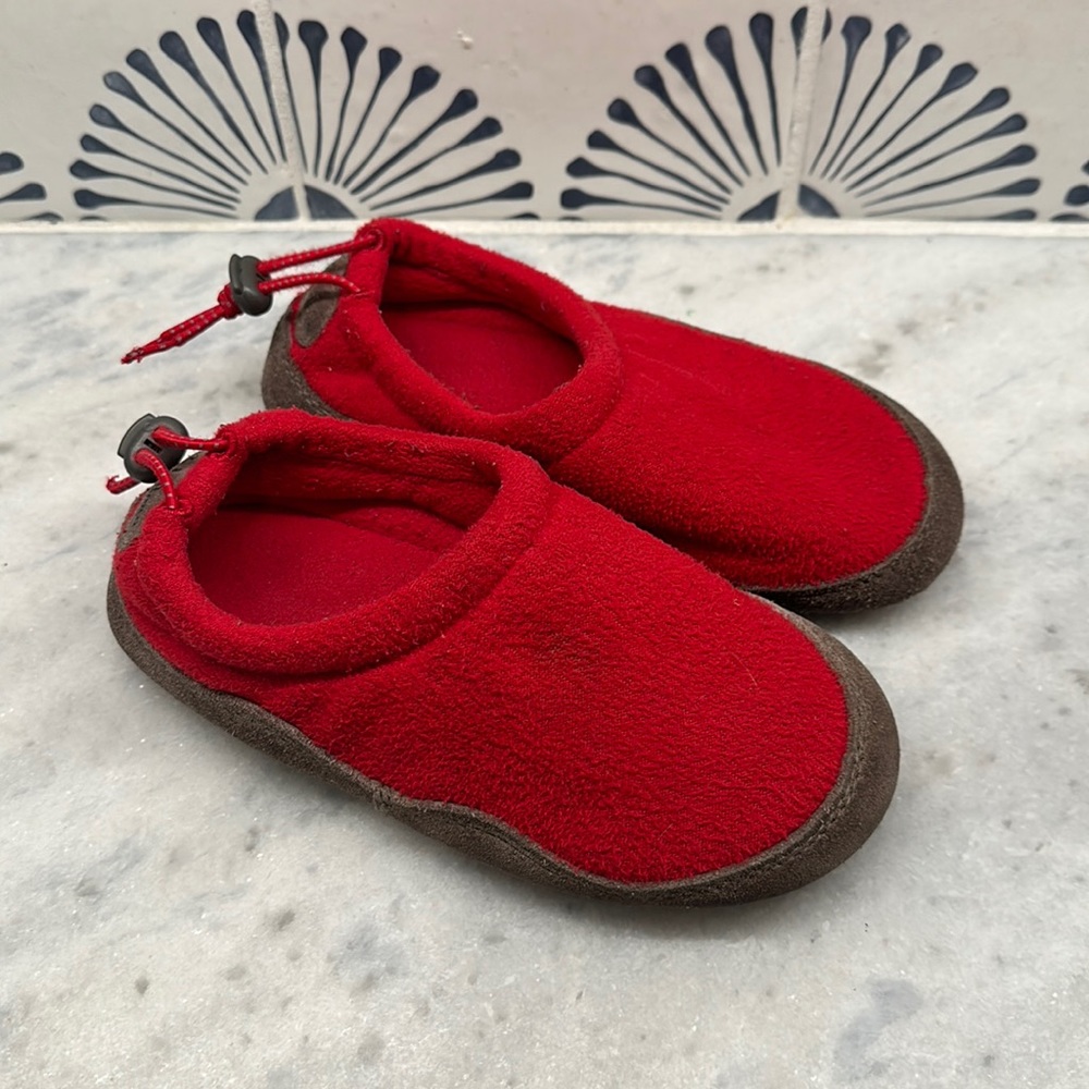 LL Bean Sweater Fleece Slippers